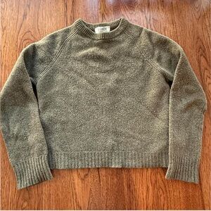 J. Crew Forest Green Wool Sweater